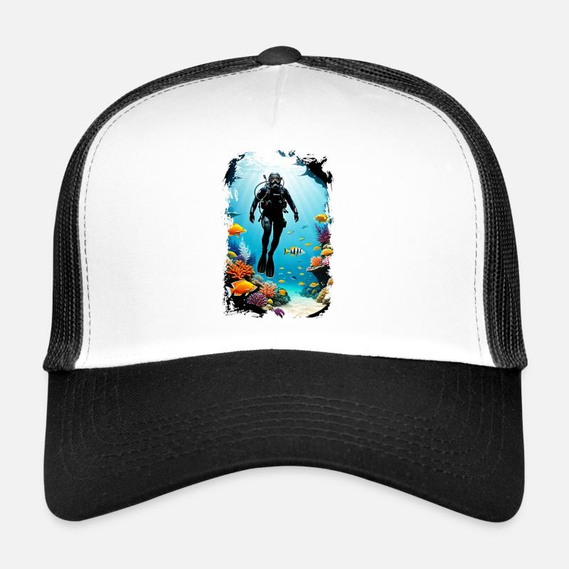 plongée sous marine Casquette trucker 