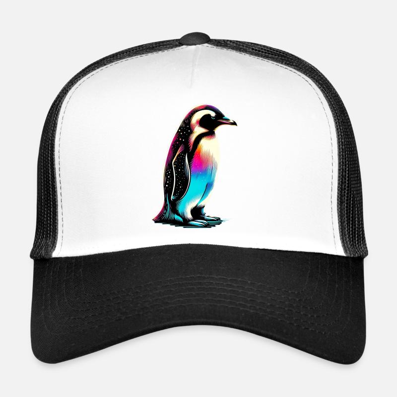 Pinguin - Trucker Cap - Weiß/Schwarz