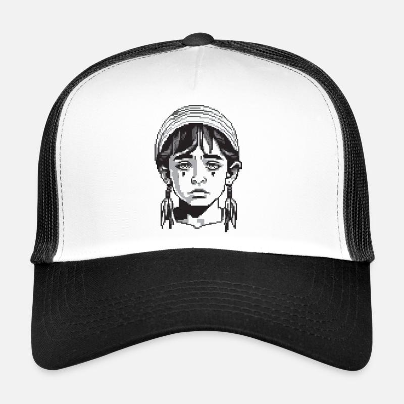 Crying Kid Trucker Cap