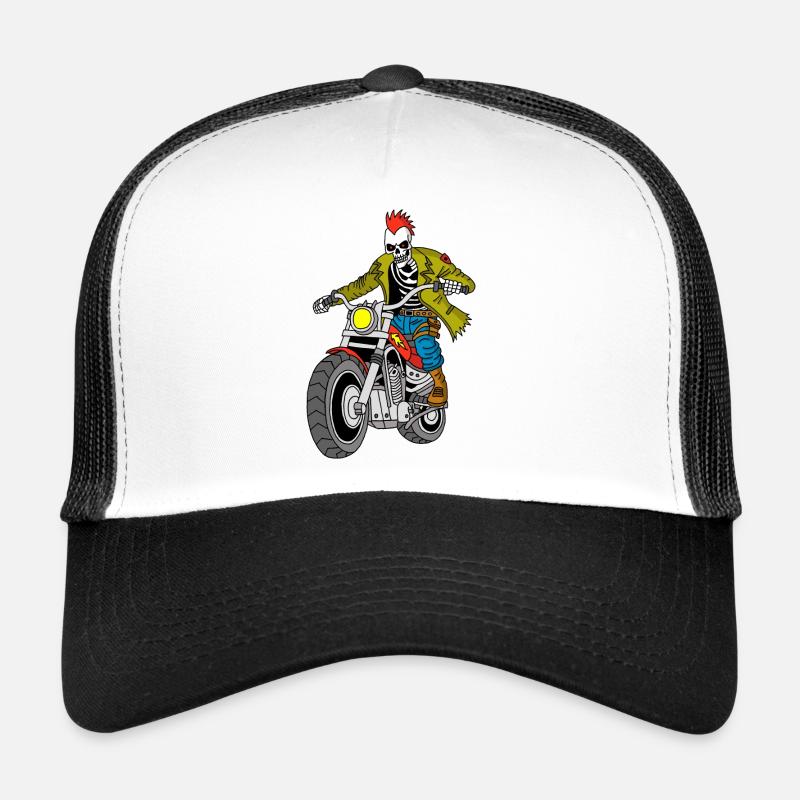 The Biker from Hell Trucker Cap