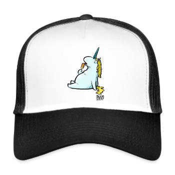 Ice Unicorn - Trucker Cap - white/black - Front