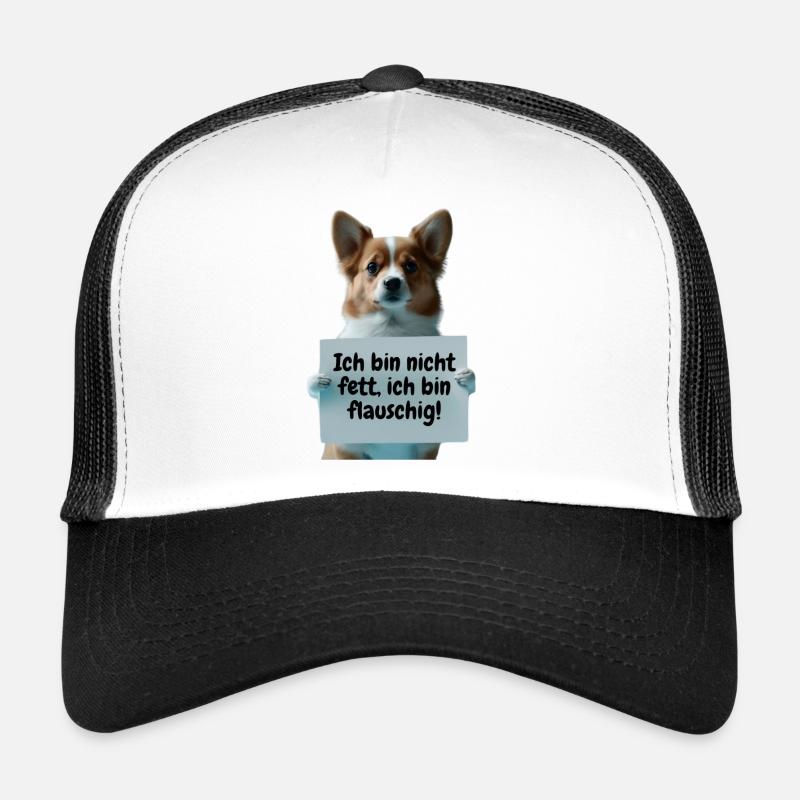 Süßer Hund mit Schild Trucker Cap