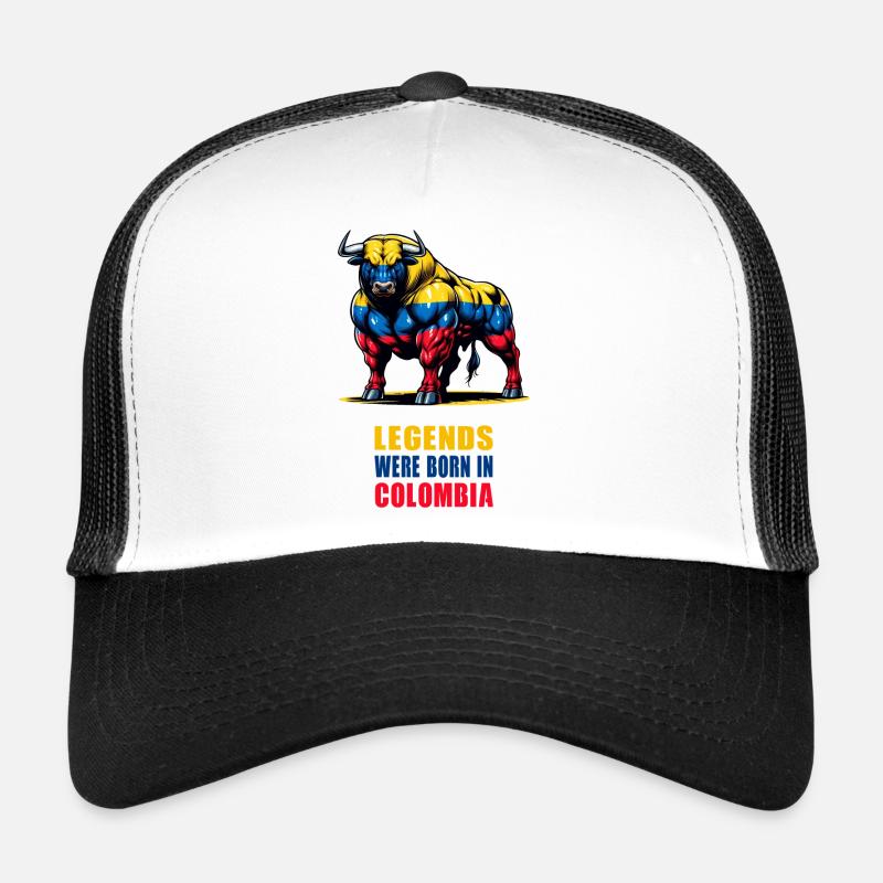 Des légendes sont nées en Colombie Casquette trucker 