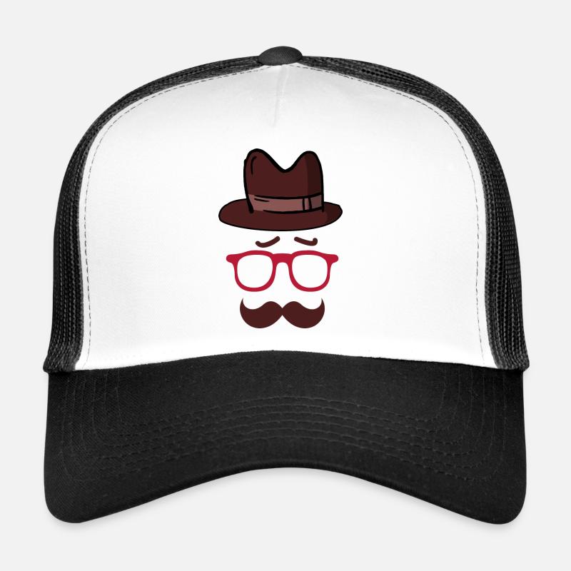 Vater - Trucker Cap - Weiß/Schwarz