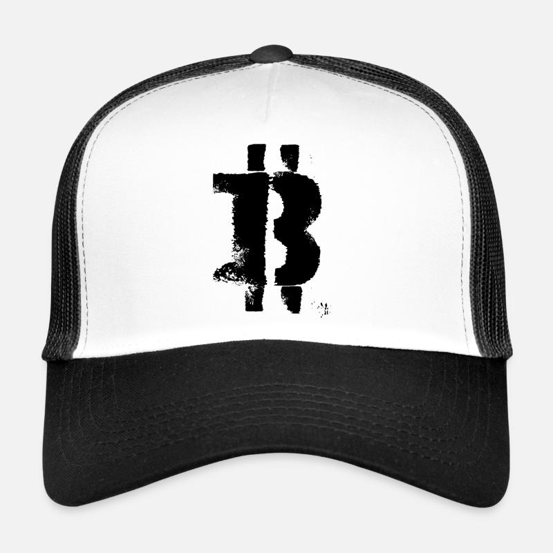 B for Bitcoin - Trucker Cap - white/black