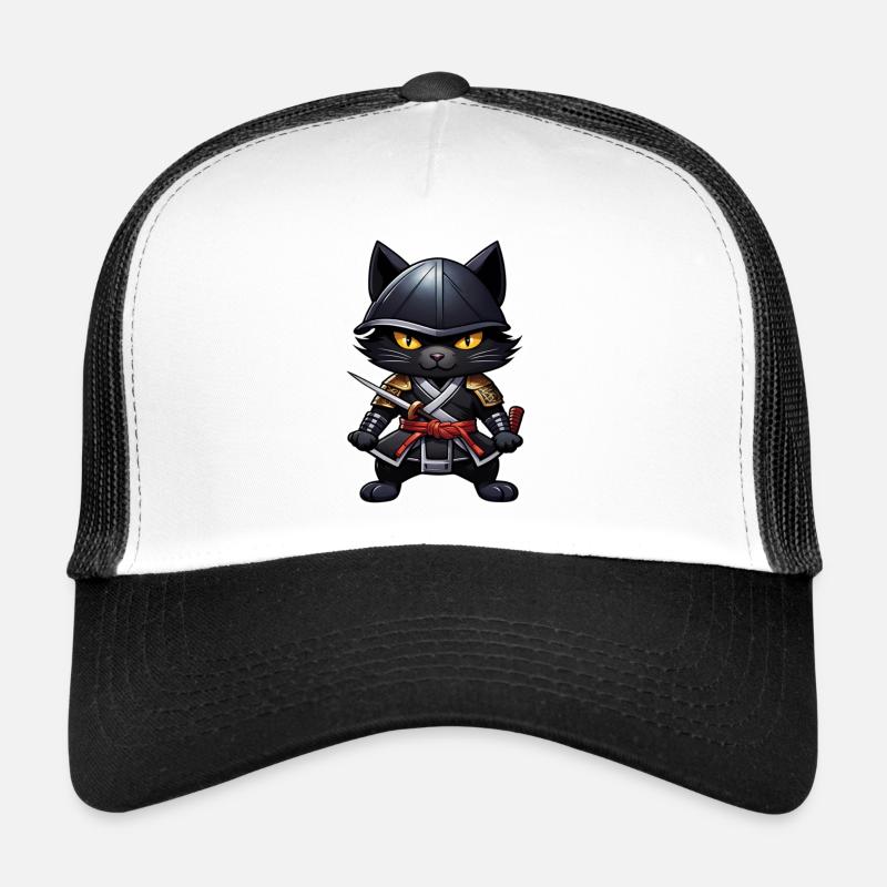 Ninja Katze - Samurai Kätzchen Trucker Cap