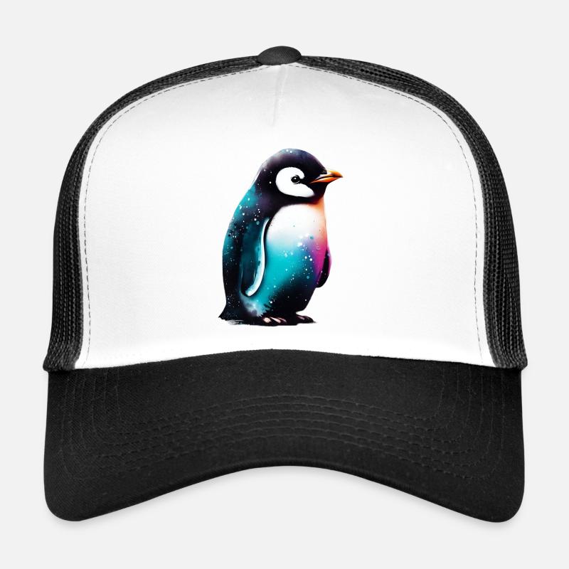 Pinguin - Trucker Cap - Weiß/Schwarz