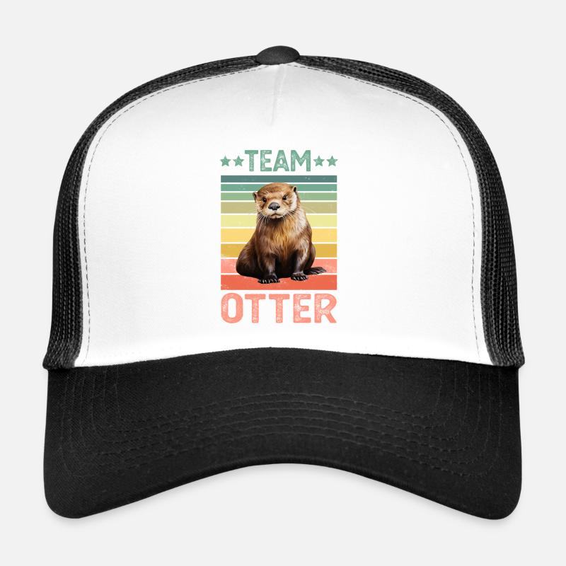 Otter - Trucker Cap - white/black
