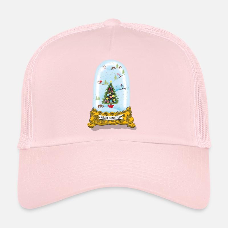 Christmas Snow Globe Trucker Cap