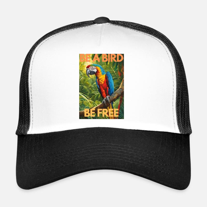 Freiheit - Trucker Cap - Weiß/Schwarz
