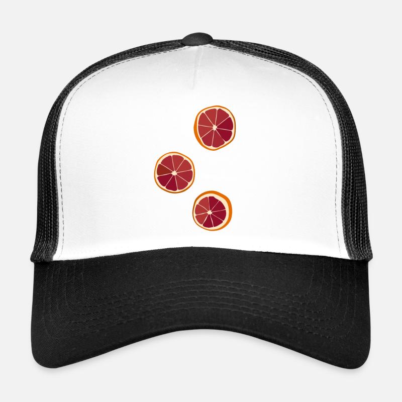 Blutorangen Herbst Dekoration Geschenk Trucker Cap
