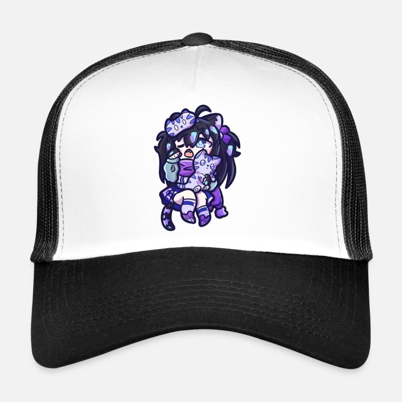 Yuki - Trucker Cap - Weiß/Schwarz
