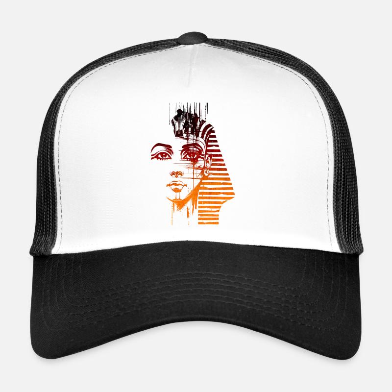 Pharaoh Egypt Women Ancient Pyramid Pharaoh Egypt Trucker Cap