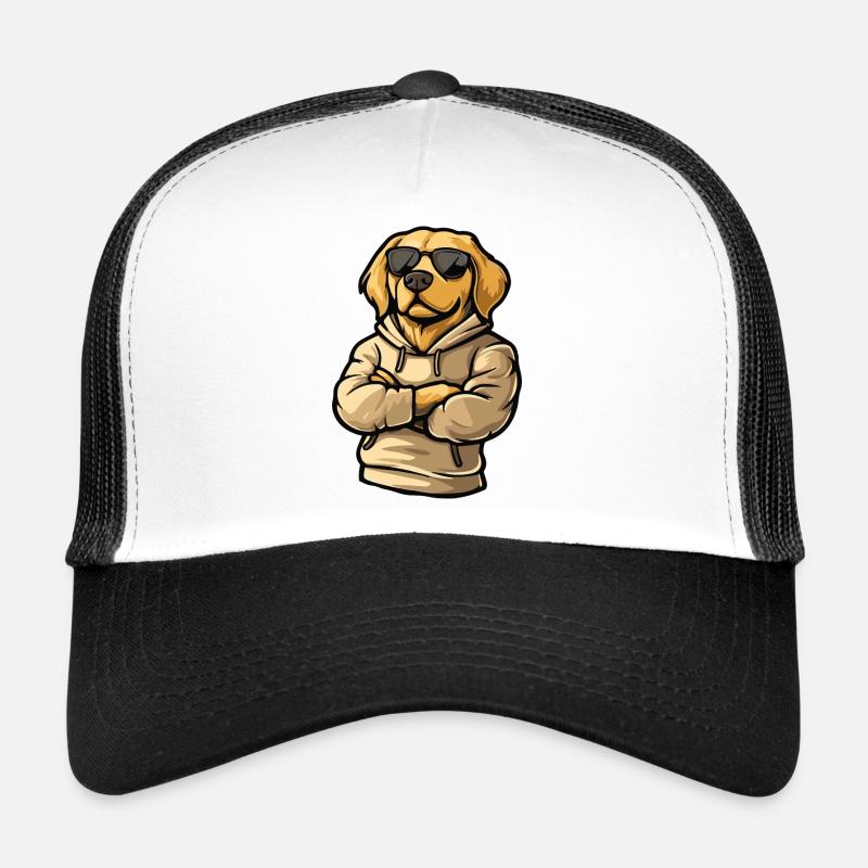 beagle dog comic Trucker Cap