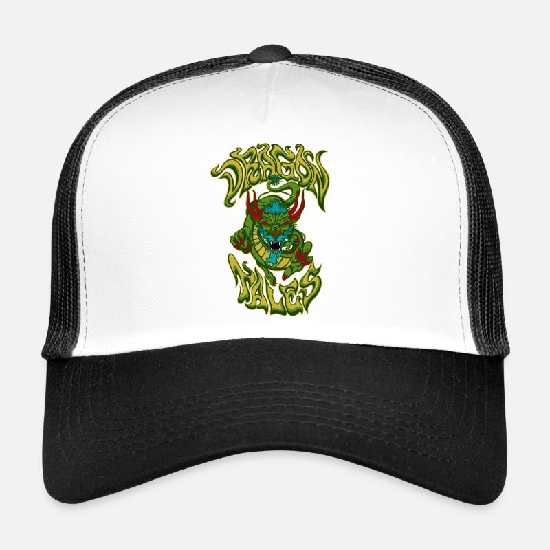 Dragon Tales – Mythical Eastern Dragon Artwork Trucker Cap