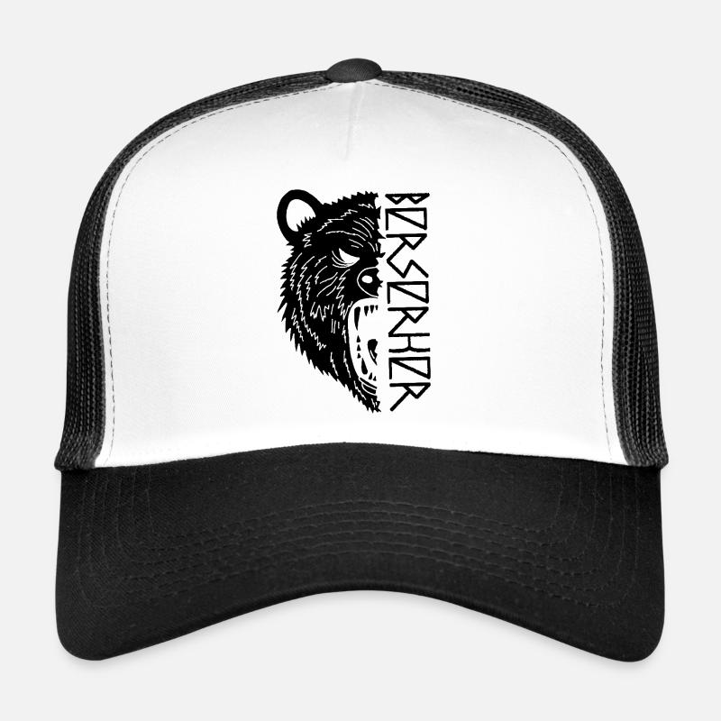 Black Bear Warrior Trucker Cap