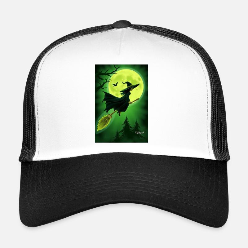 Witch Wings - Trucker Cap - white/black