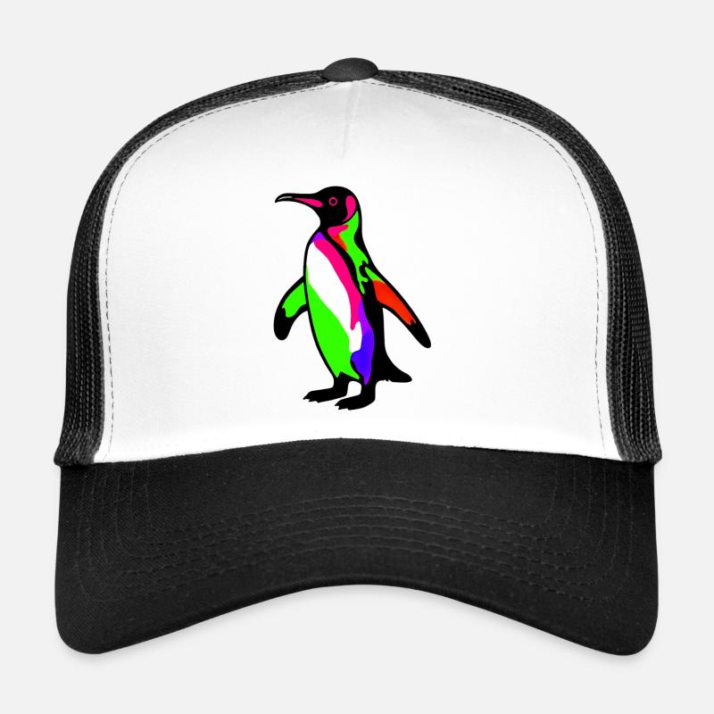 Pinguin - Trucker Cap - Weiß/Schwarz