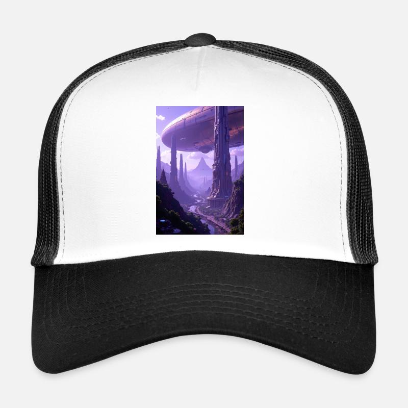 Image de science-fiction Alien Planet Casquette trucker 