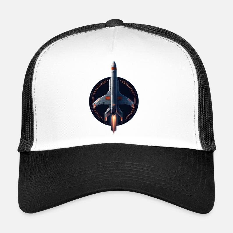 Fusée spatiale Casquette trucker 