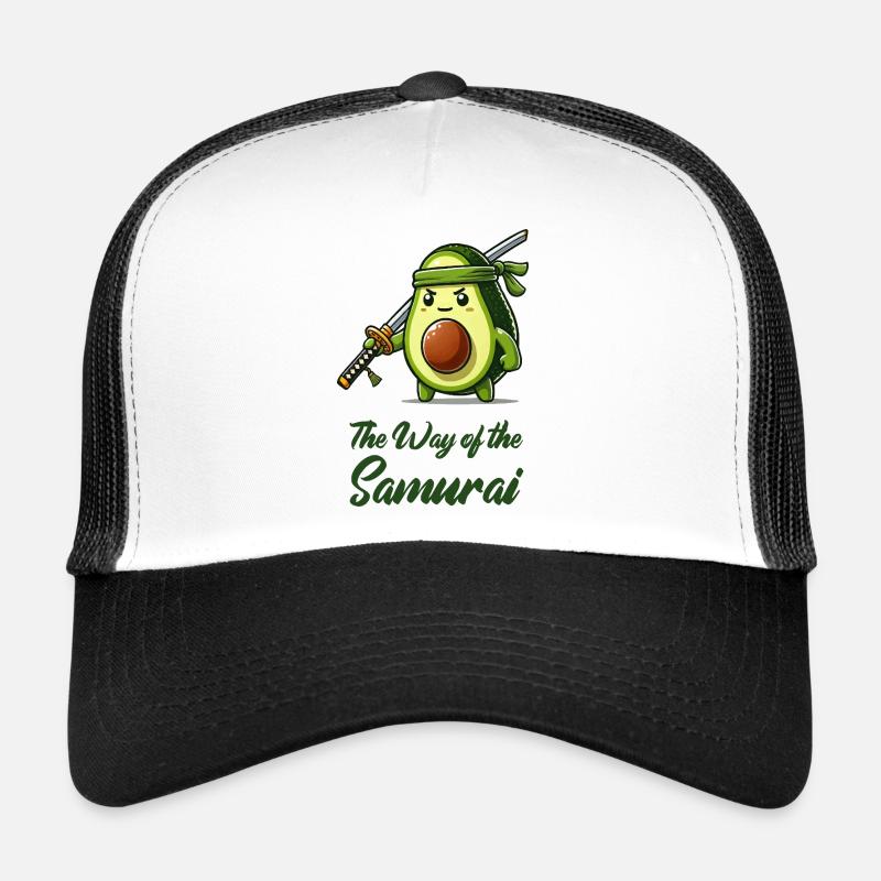 Avocado Samurai Fruit Trucker Cap