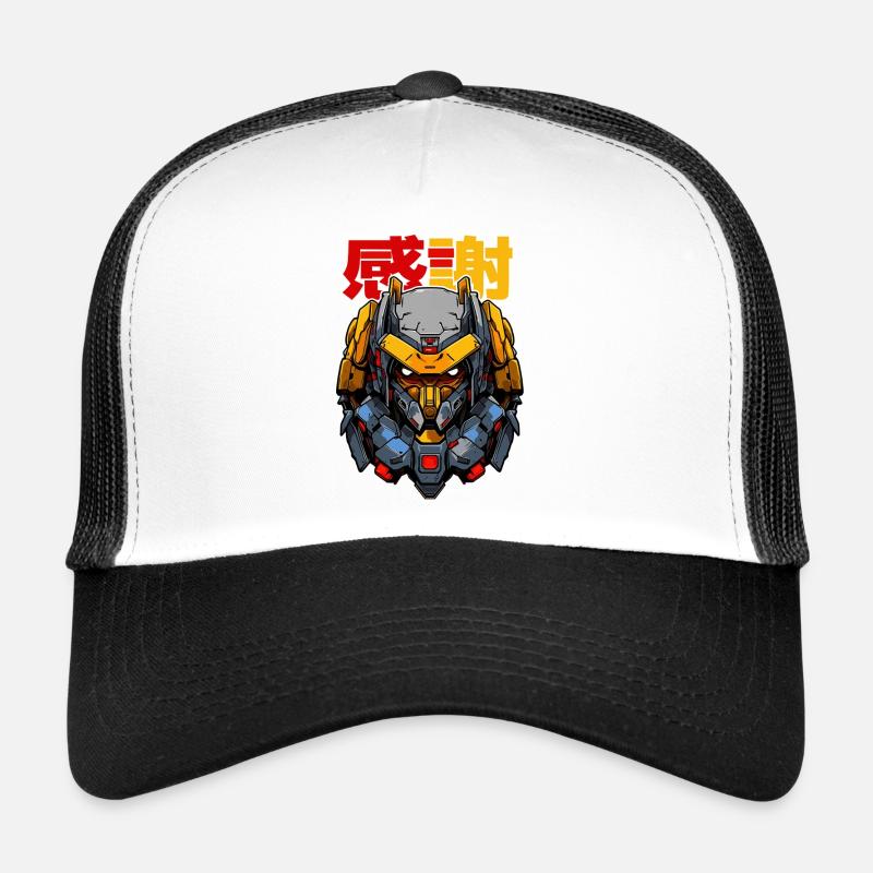 Robot Anime DEUX ! - Casquette trucker - blanc/noir