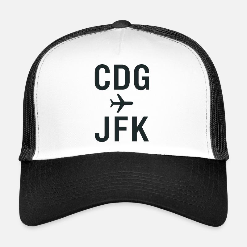 CDG JFK Casquette trucker 