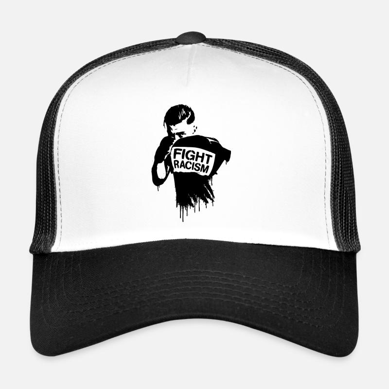 Combattez le racisme MAINTENANT Casquette trucker 