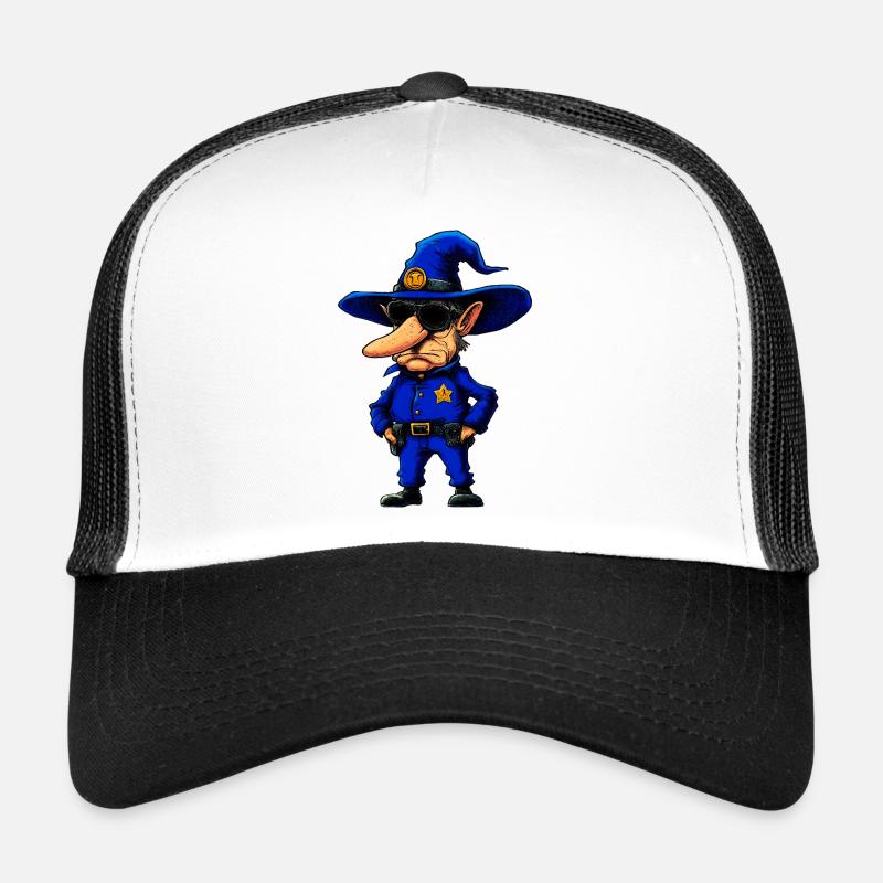 Policier Sorcier Casquette trucker 