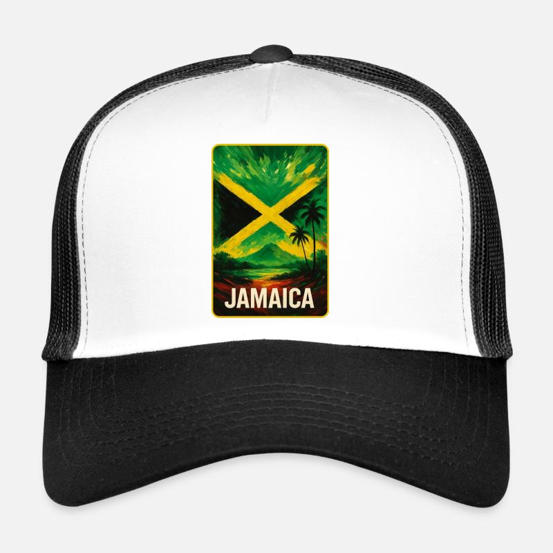 Jamaica Landscape Design Trucker Cap