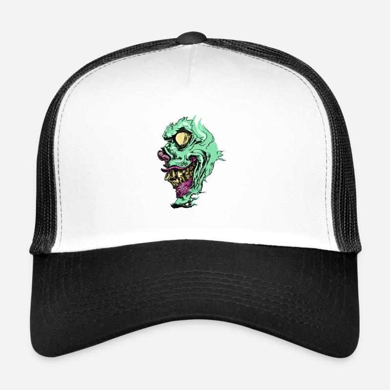 Zombie Face Trucker Cap