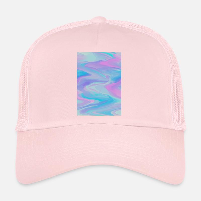 Pastel Waves Trucker Cap