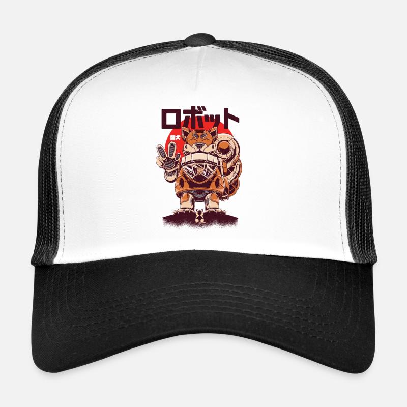 Shiba Inu en mode Robot Casquette trucker 