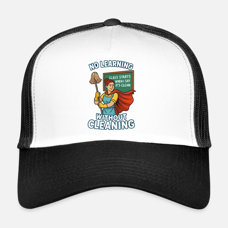 Pas d’apprentissage sans propreté – Super-héroïne Casquette trucker 