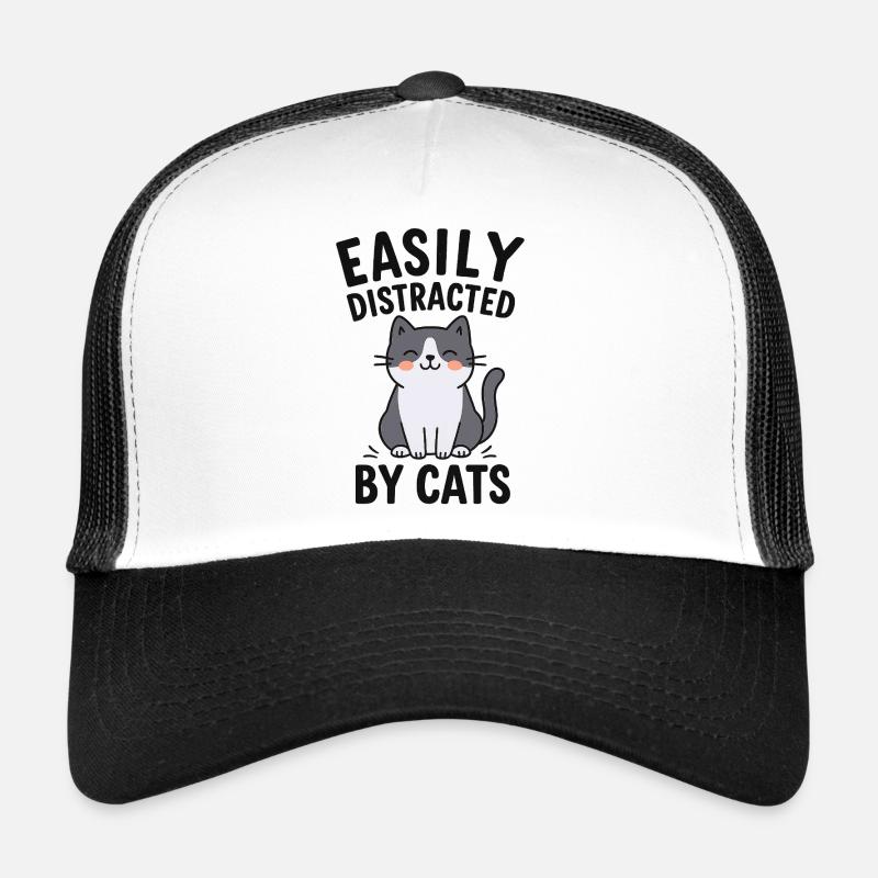 Conception de thème de chat humoristique Casquette trucker 
