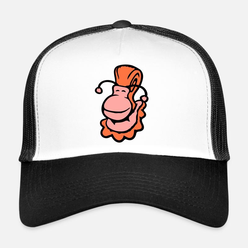 coquille d'escargot limace escargot sourit doucement Casquette trucker 