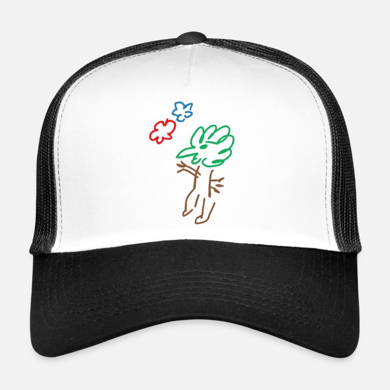 Oiseau - Oiseau - Arbre - Arbre - Nature - Abstrait Casquette trucker 