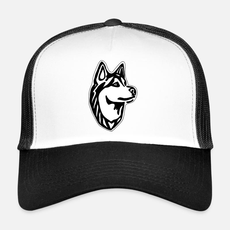 Husky Dog Trucker Cap