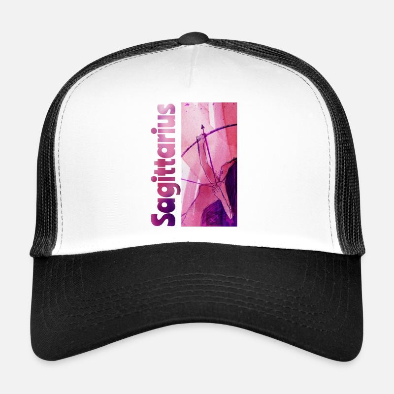Zodiaque Sagittaire Aquarelle Casquette trucker 