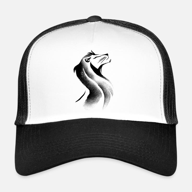 Tête de lion abstraite Casquette trucker 