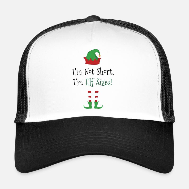 Taille elfe - Conception amusante de dicton de Noël Casquette trucker 