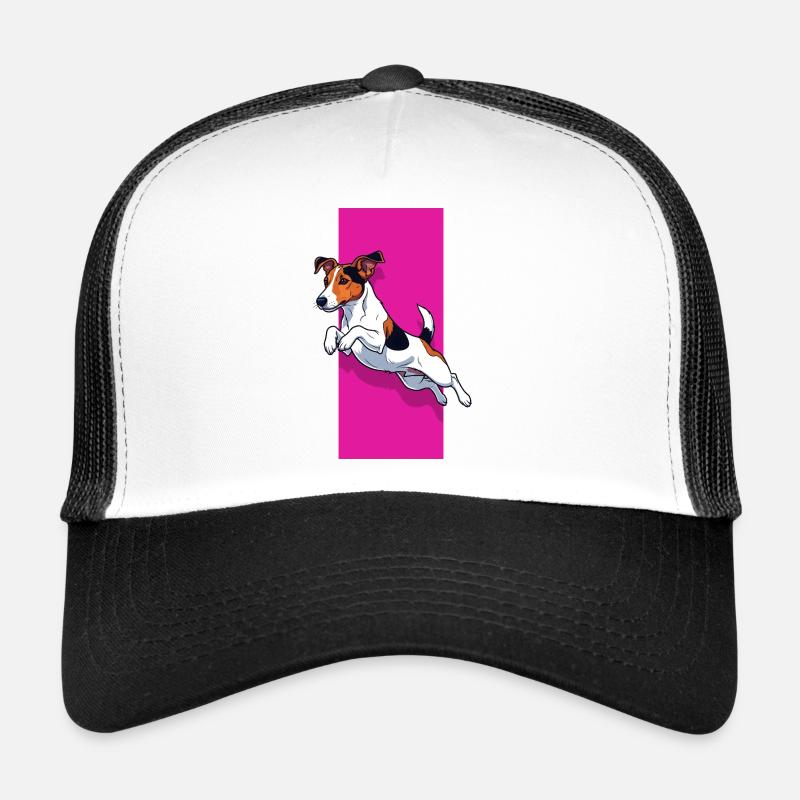 Jack Russell Terrier Whirlwind Trucker Cap