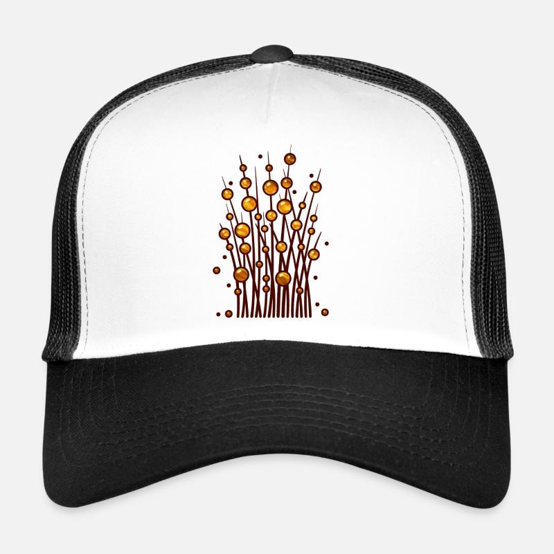 Conception de ballon doré - Casquette trucker  - blanc/noir