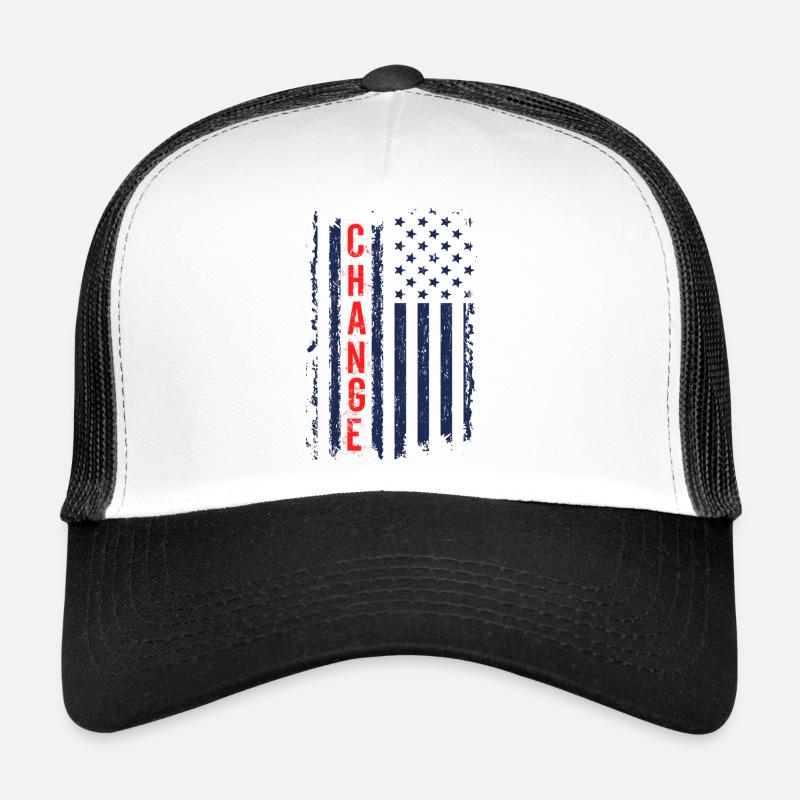 American flag style with modern aesthetics Trucker Cap