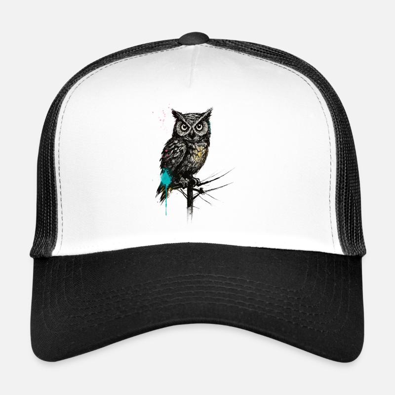 NightOwl avec des éclaboussures de peinture Casquette trucker 