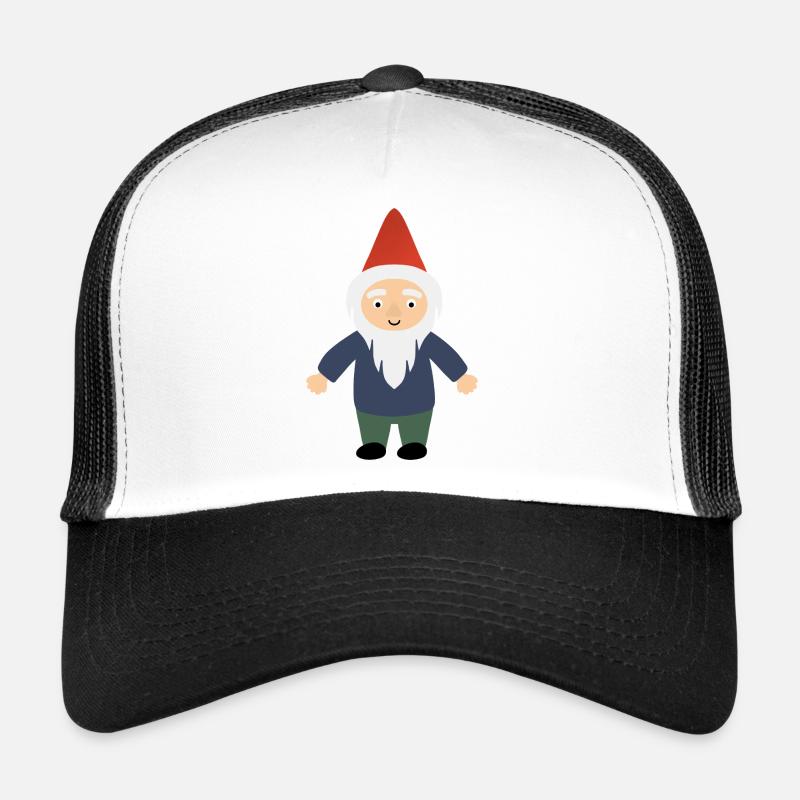 Gartenzwerg mit rotem Hut Trucker Cap
