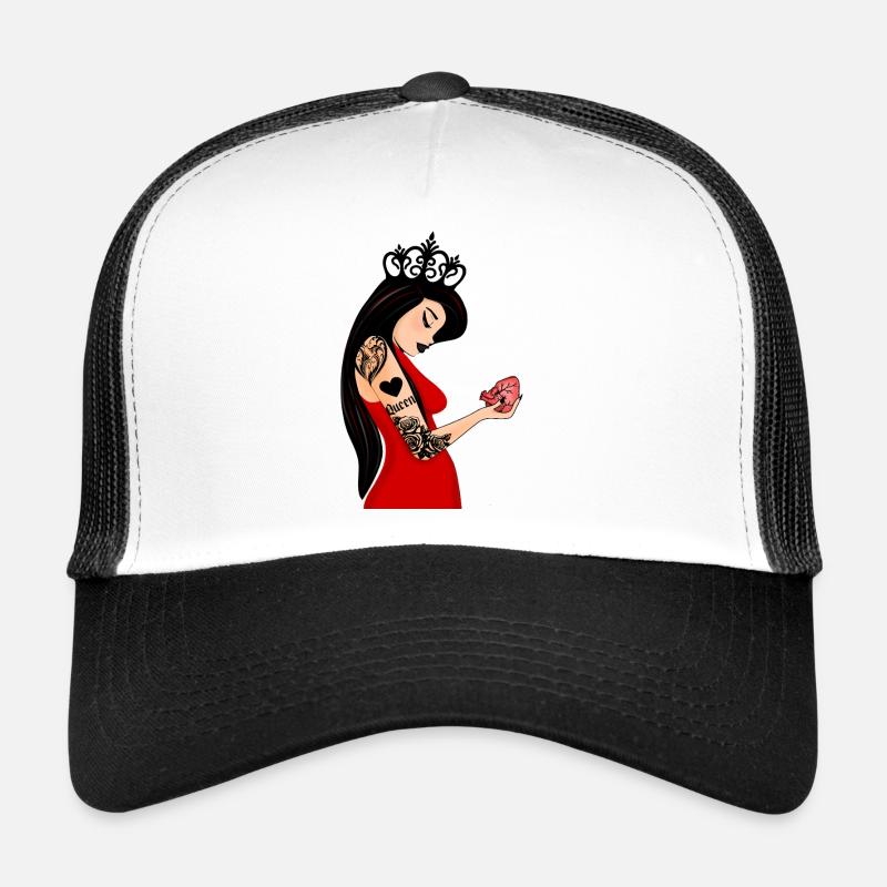 Punk Heart Lady - Trucker Cap - white/black