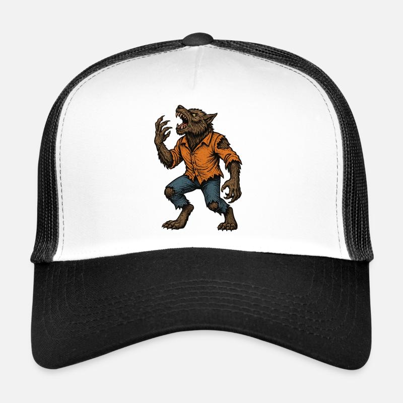Loup-Garou effrayant - Halloween  Casquette trucker 