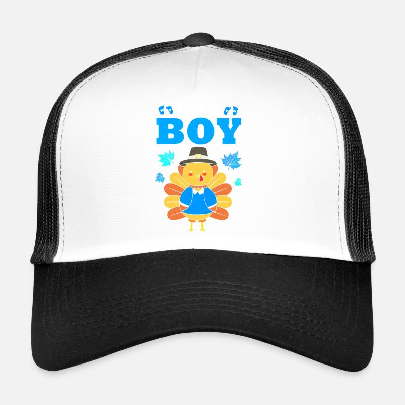 Thanksgiving Gender Reveal Werdende Mutter Trucker Cap