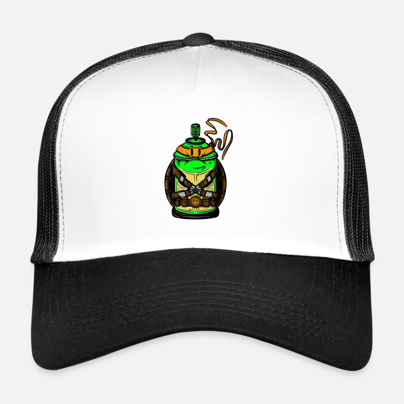 Tenue Grenade à pulvérisation vert fluo Casquette trucker 